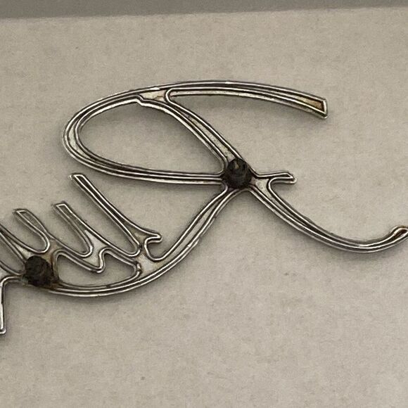 Riviera By Buick Draw CC Chrome Trunk Script Deck Lid Emblem Badge 1971-1972 - Picture 5 of 7